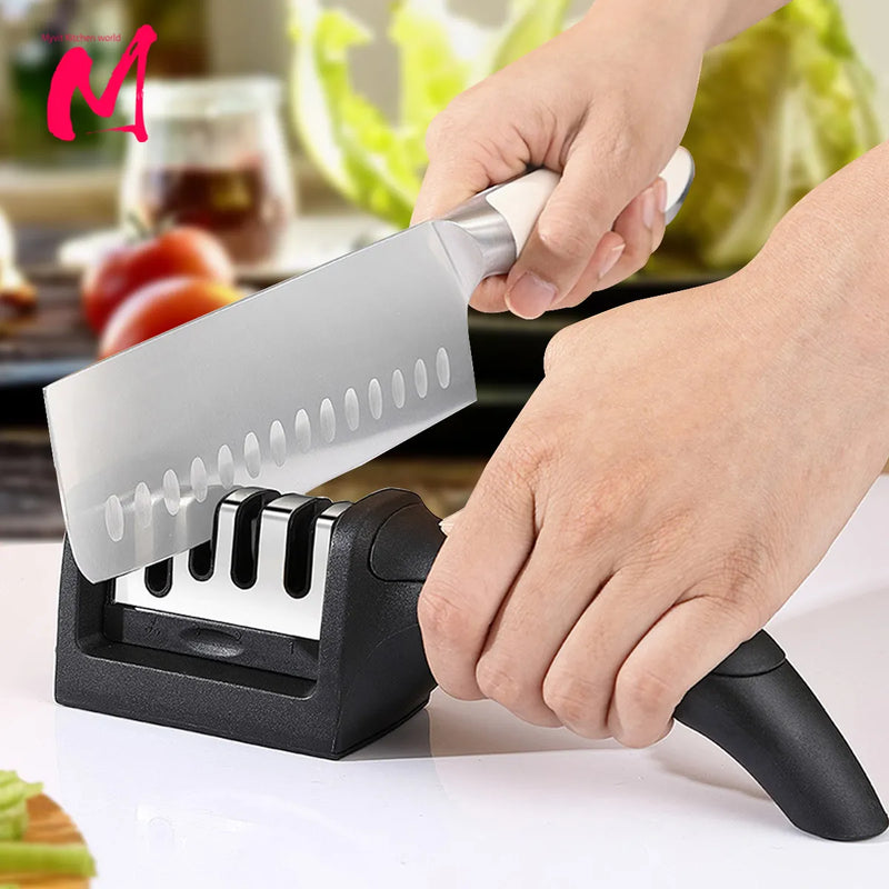 Afiador de facas de cozinha portátil